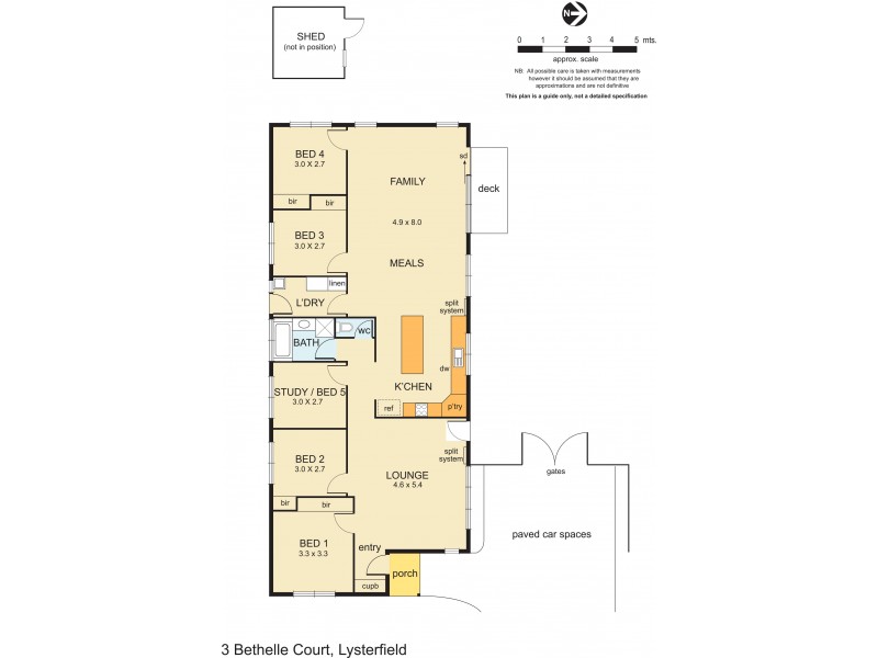 3 Bethelle Court, Lysterfield VIC 3156 Floorplan