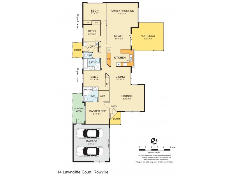 14 Lawncliffe Court, Rowville VIC 3178 Floorplan