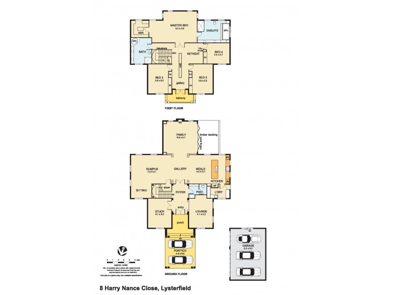 8 Harry Nance Close, Lysterfield VIC 3156 Floorplan