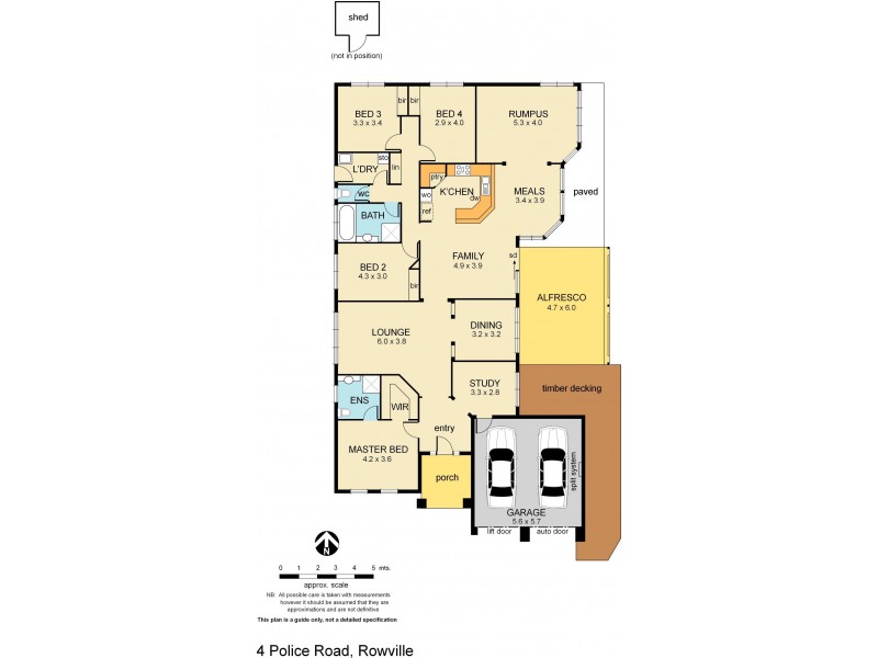 4 Police Road, Rowville VIC 3178 Floorplan
