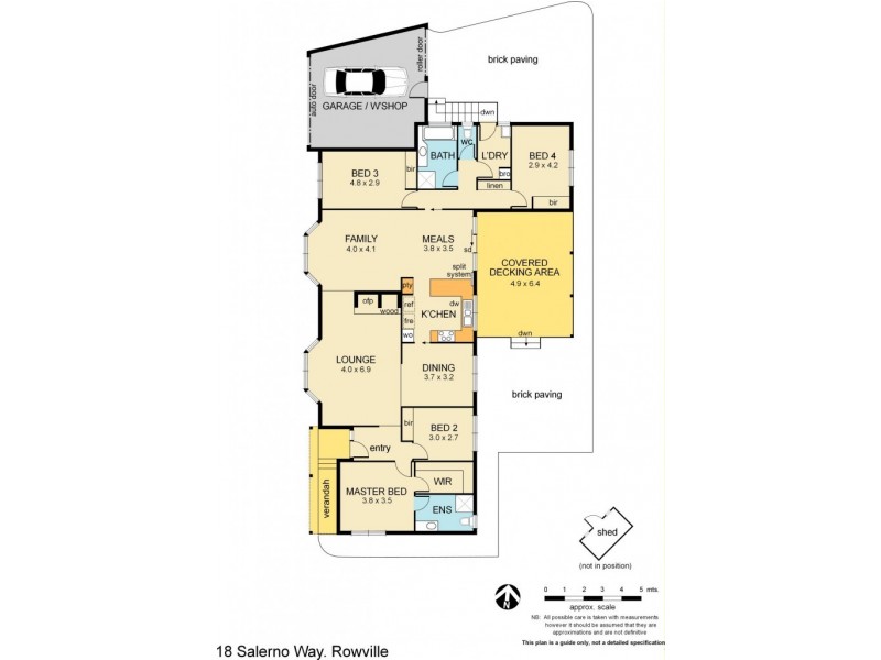 18 Salerno Way, Rowville VIC 3178 Floorplan