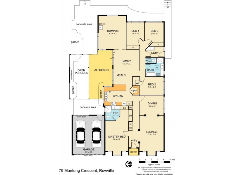79 Mantung Crescent, Rowville VIC 3178 Floorplan