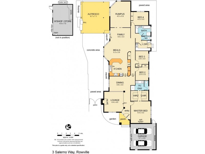3 Salerno Way, Rowville VIC 3178 Floorplan