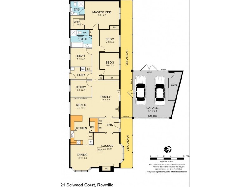 21 Selwood Court, Rowville VIC 3178 Floorplan