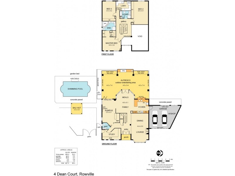 4 Dean Close, Rowville VIC 3178 Floorplan