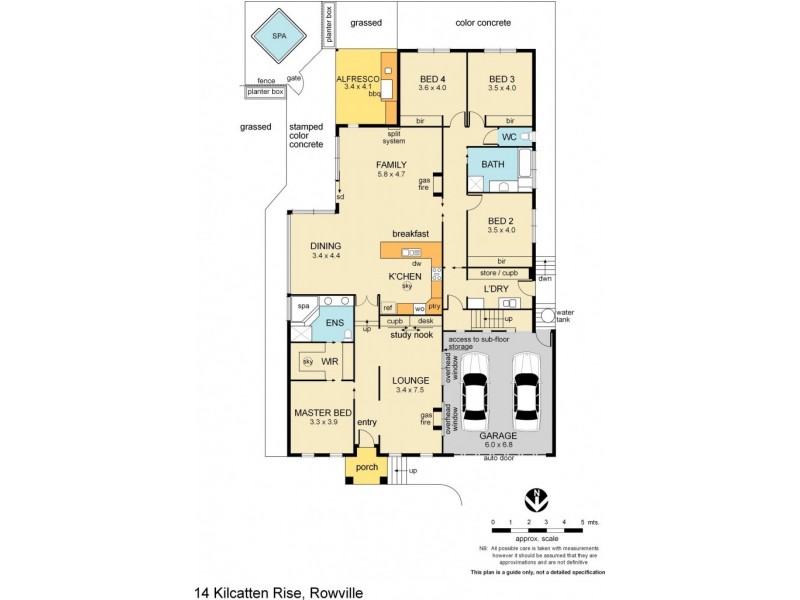 14 Kilcatten Rise, Rowville VIC 3178 Floorplan