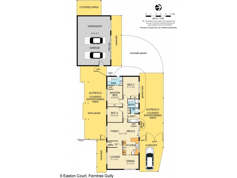 9 Easton Court, Ferntree Gully VIC 3156 Floorplan
