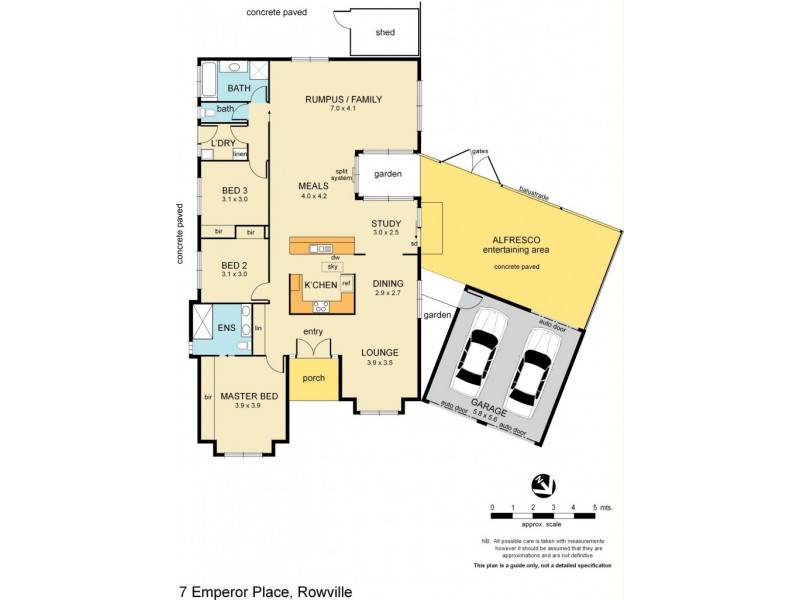 7 Emperor Place, Rowville VIC 3178 Floorplan