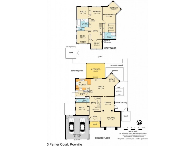 3 Ferrier Court, Rowville VIC 3178 Floorplan