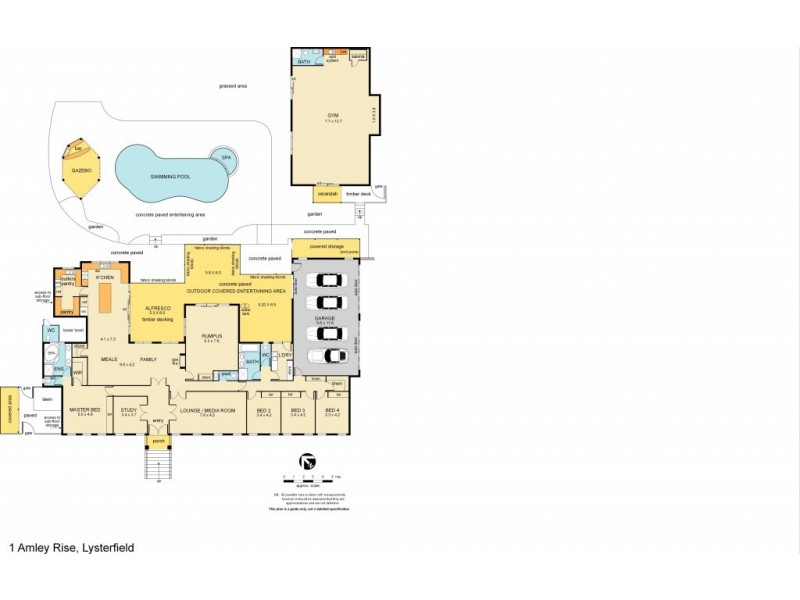 1 Amley Rise, Lysterfield VIC 3156 Floorplan