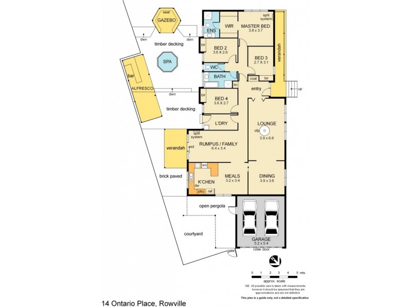 14 Ontario Place, Rowville VIC 3178 Floorplan