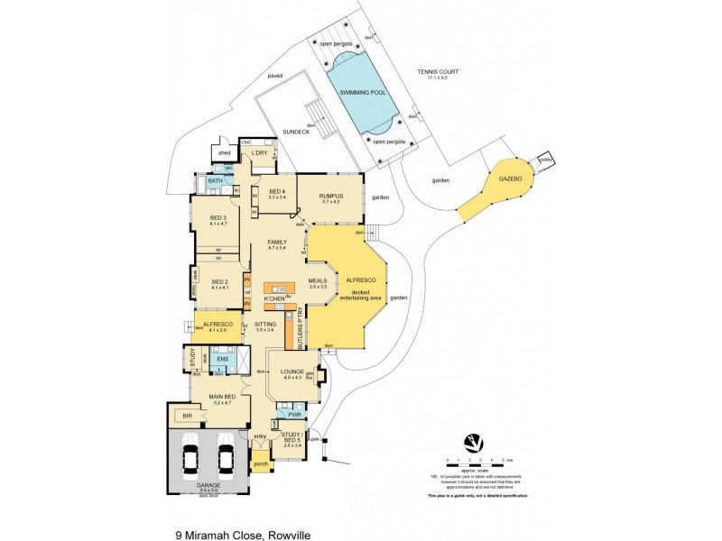 9 Miramah Cl, Rowville VIC 3178 Floorplan