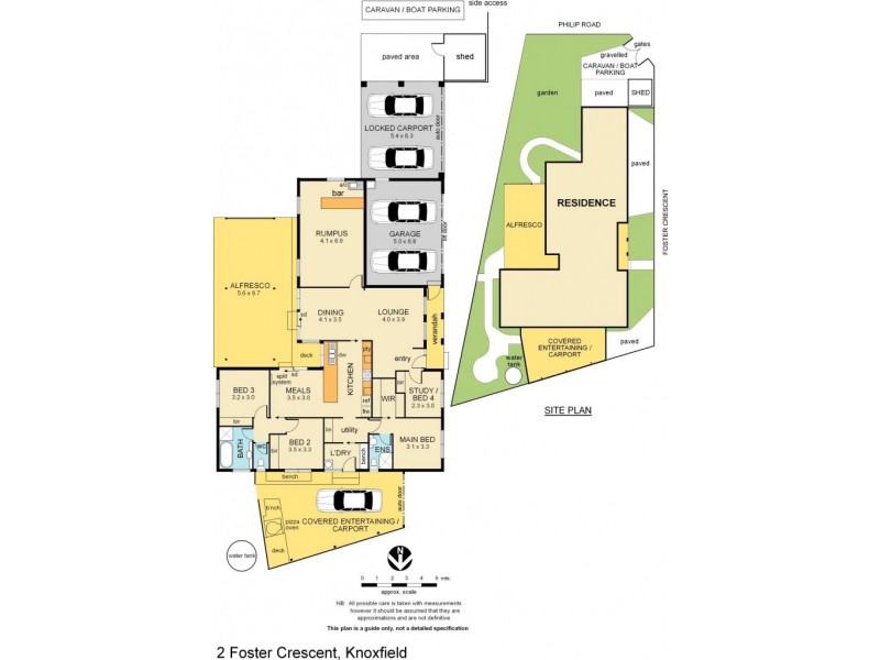 2 Foster Crescent, Knoxfield VIC 3180 Floorplan