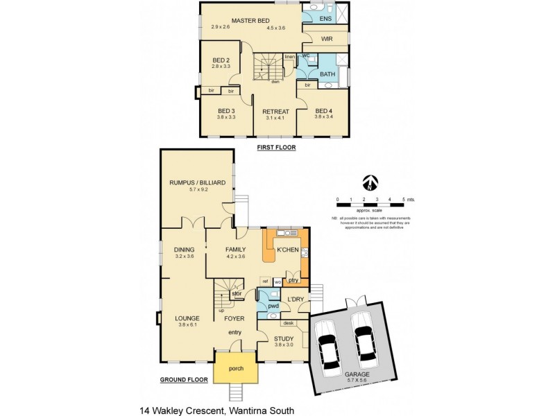 14 Wakley Crescent, Wantirna South VIC 3152 Floorplan