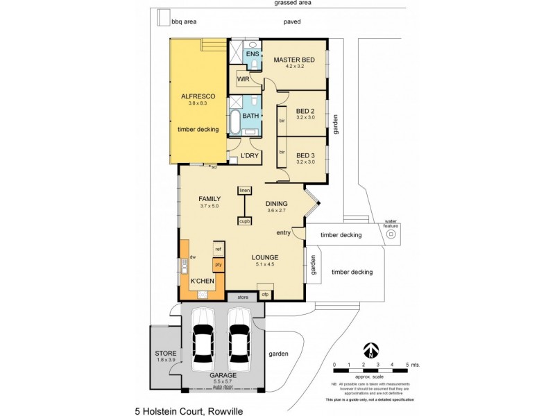 5 Holstein Court, Rowville VIC 3178 Floorplan