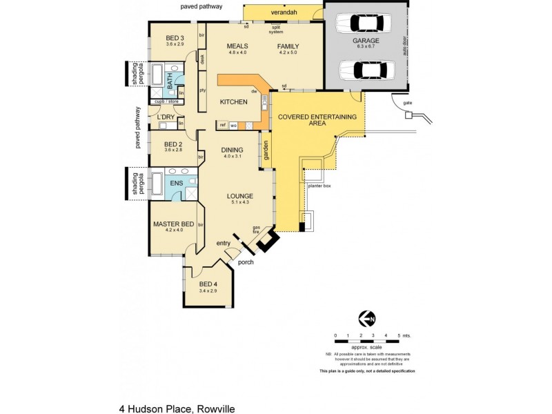 4 Hudson Place, Rowville VIC 3178 Floorplan