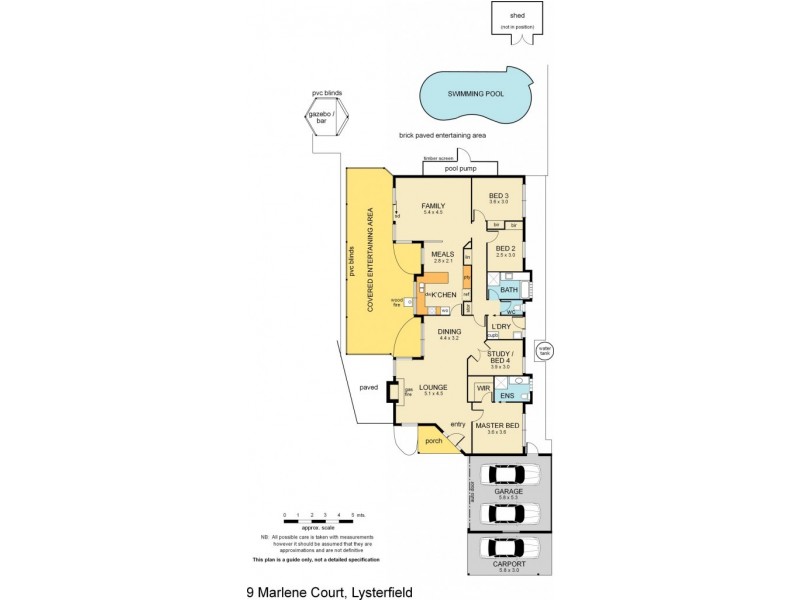 9 Marlene Court, Lysterfield VIC 3156 Floorplan