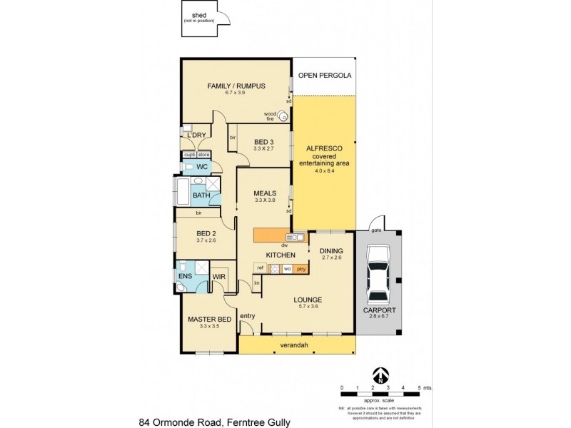 84 Ormonde Road, Ferntree Gully VIC 3156 Floorplan