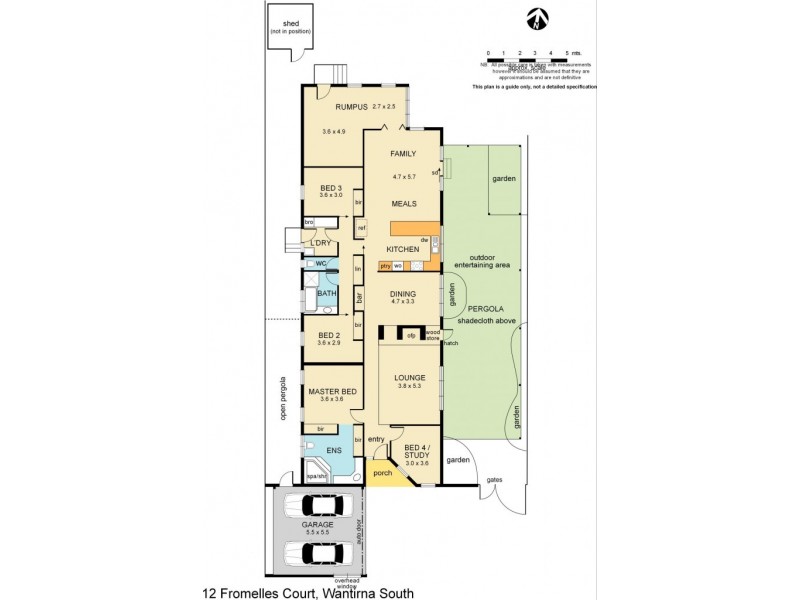12 Fromelles Court, Wantirna South VIC 3152 Floorplan
