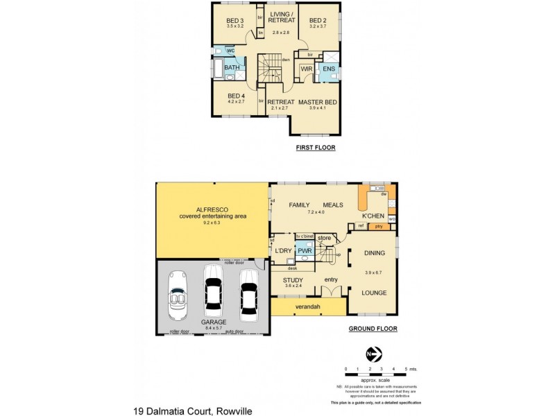 19 Dalmatia Court, Rowville VIC 3178 Floorplan