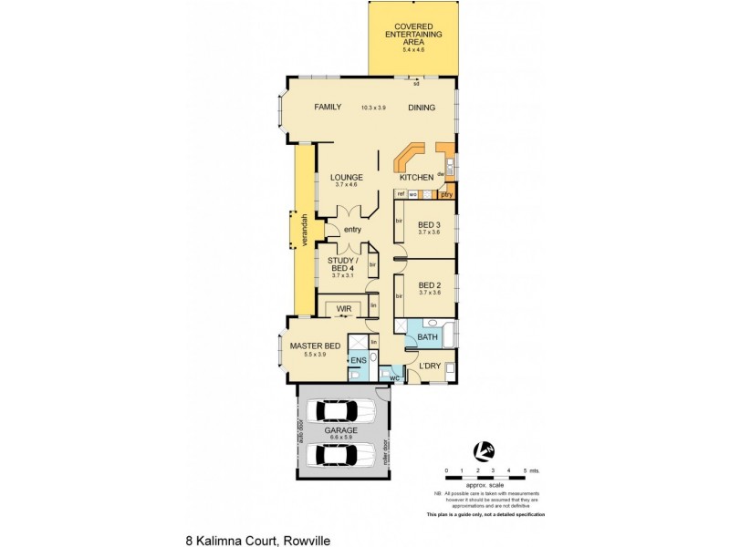 8 Kalimna Court, Rowville VIC 3178 Floorplan