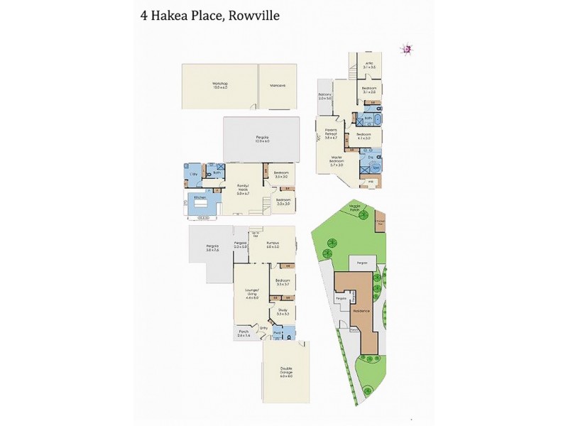 4 Hakea Place, Rowville VIC 3178 Floorplan