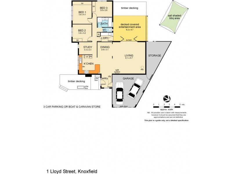 1 Lloyd Street, Knoxfield VIC 3180 Floorplan