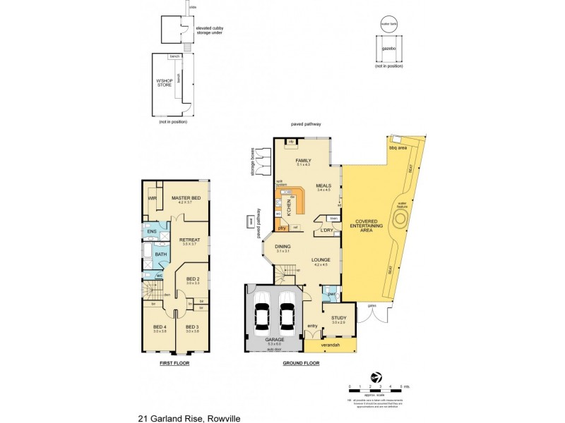 21 Garland Rise, Rowville VIC 3178 Floorplan