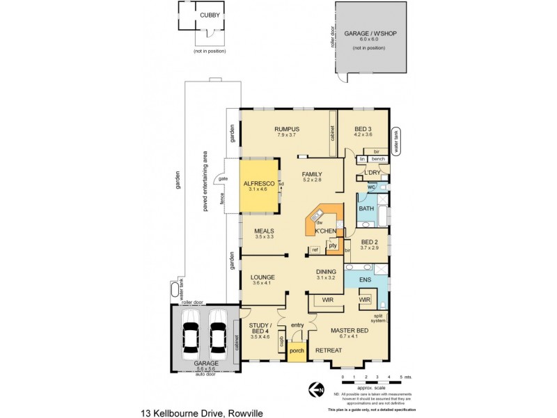 13 Kellbourne Drive, Rowville VIC 3178 Floorplan
