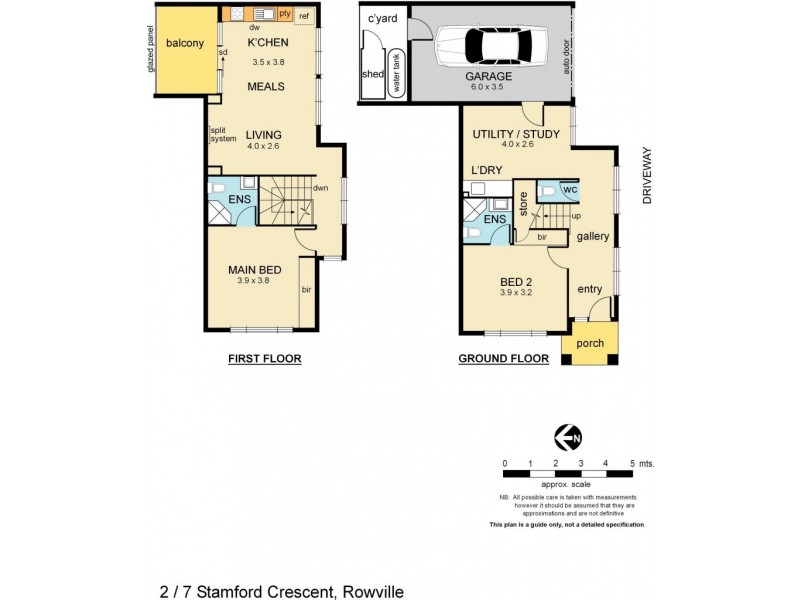 2/7 Stamford Crescent, Rowville VIC 3178 Floorplan