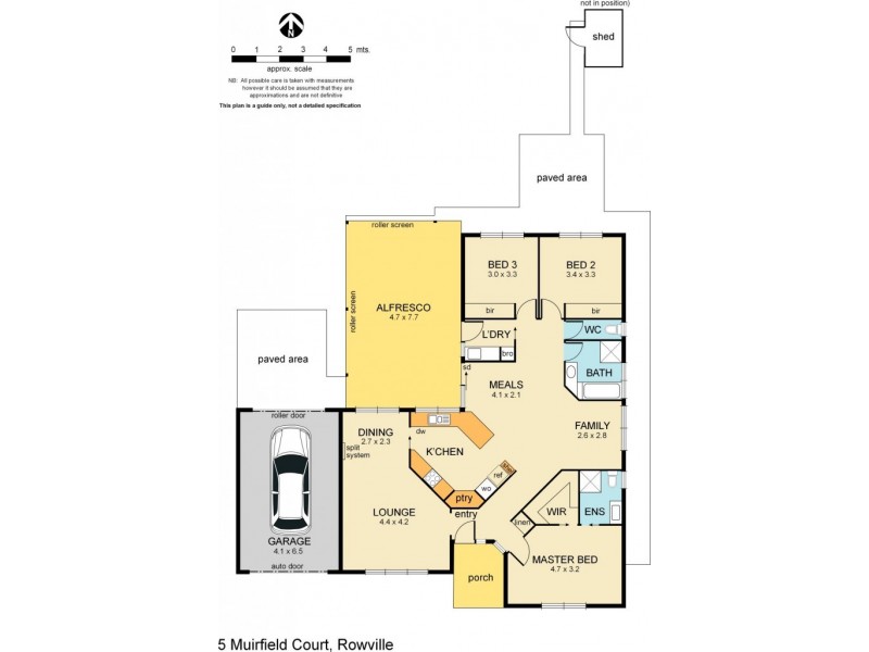 5 Muirfield Court, Rowville VIC 3178 Floorplan