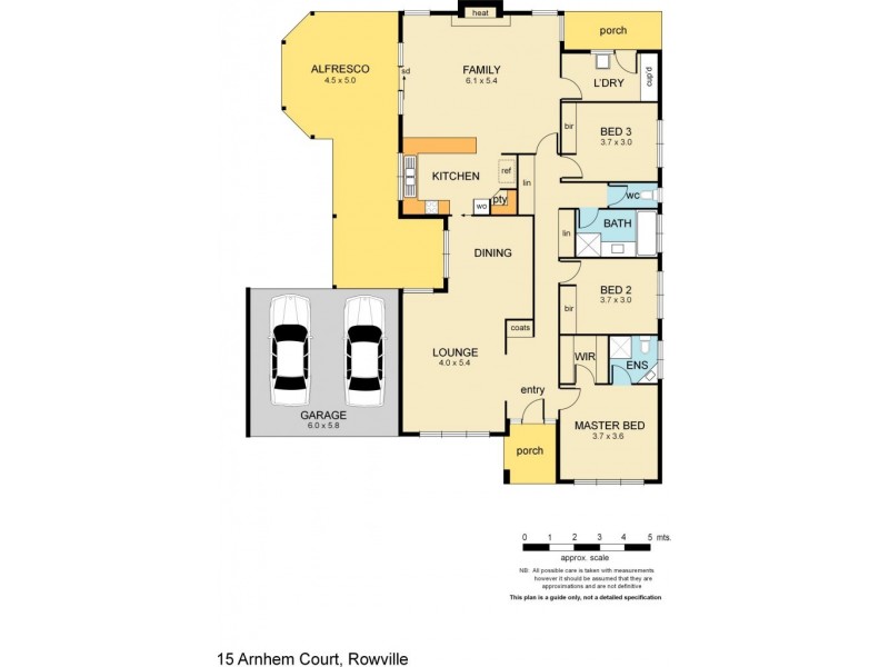 15 Arnhem Court, Rowville VIC 3178 Floorplan