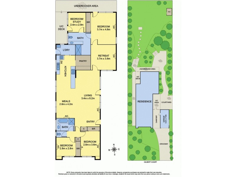13 Gilbert Court, Scoresby VIC 3179 Floorplan