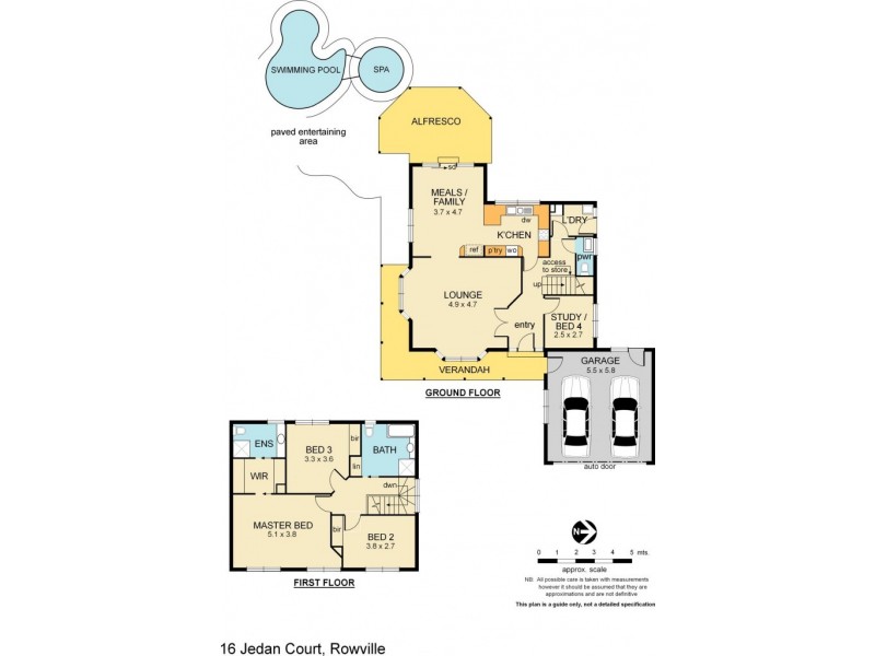 16 Jedan Court, Rowville VIC 3178 Floorplan