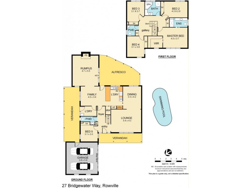 27 Bridgewater Way, Rowville VIC 3178 Floorplan