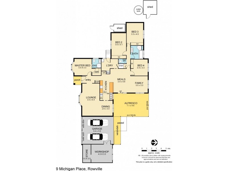 9 Michigan Place, Rowville VIC 3178 Floorplan