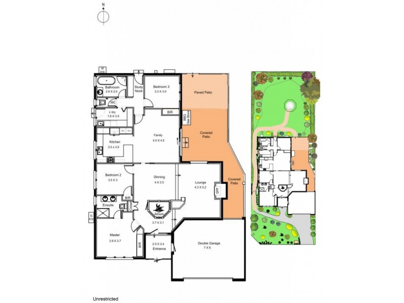 64 Lakeview Avenue, Rowville VIC 3178 Floorplan