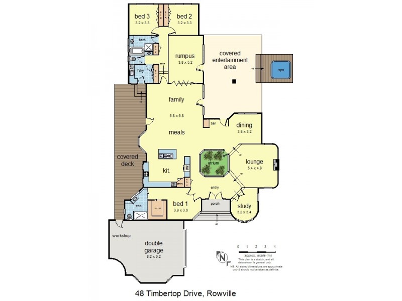 48 Timbertop Drive, Rowville VIC 3178 Floorplan