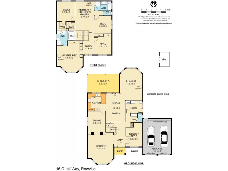 16 Quail Way, Rowville VIC 3178 Floorplan