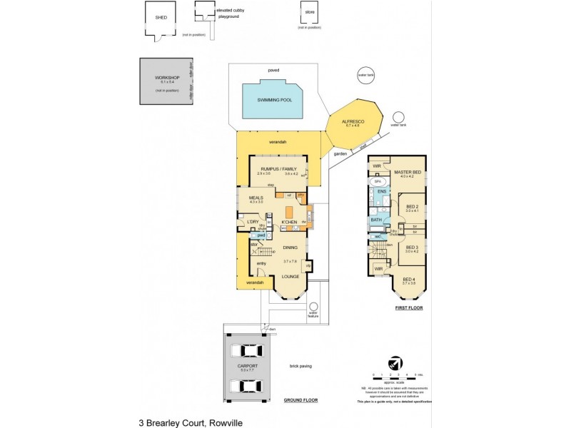 3 Brearley Court, Rowville VIC 3178 Floorplan