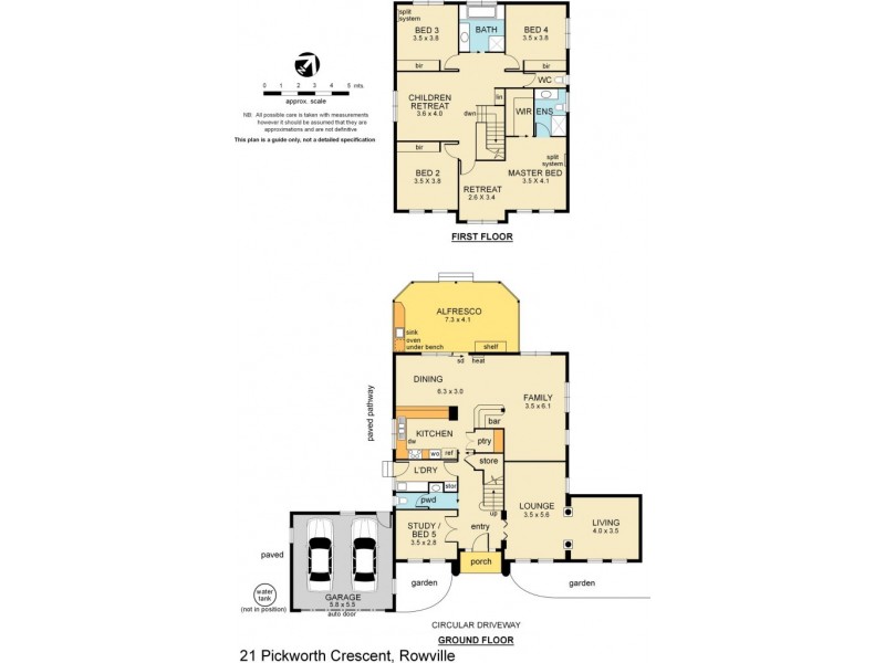 21 Pickworth Crescent, Rowville VIC 3178 Floorplan