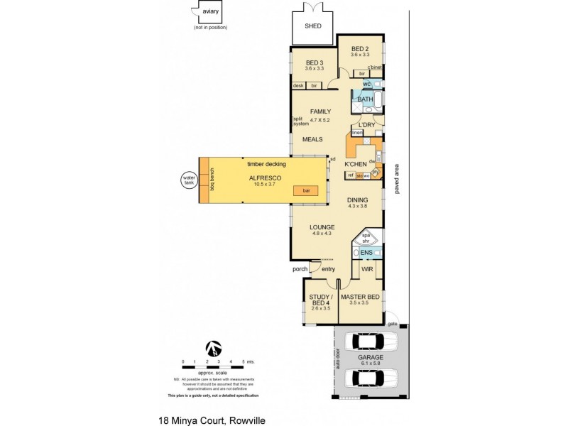 18 Minya Court, Rowville VIC 3178 Floorplan
