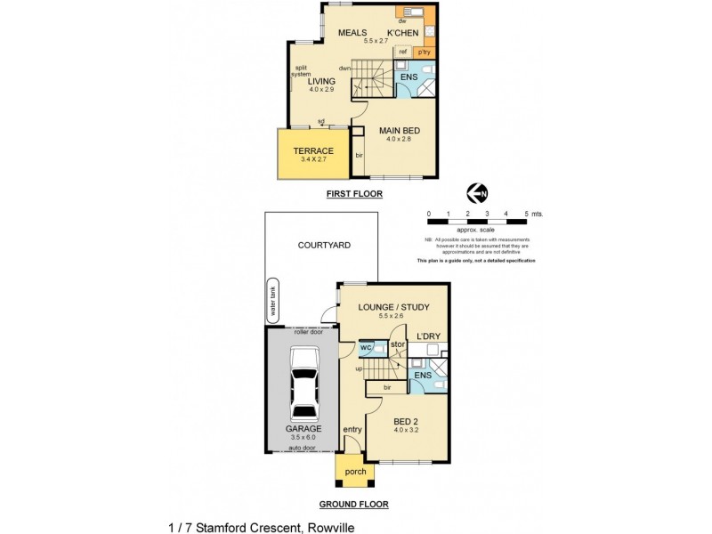 1/7 Stamford Crescent, Rowville VIC 3178 Floorplan