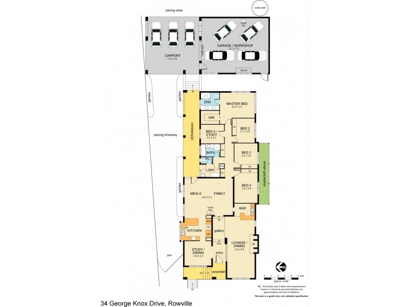 34 George Knox Drive, Rowville VIC 3178 Floorplan