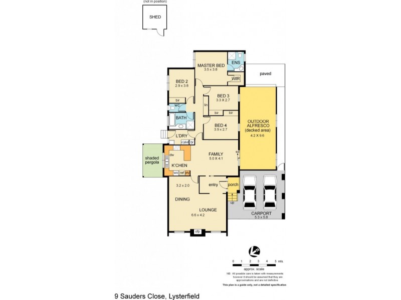 9 Saunders Close, Lysterfield VIC 3156 Floorplan