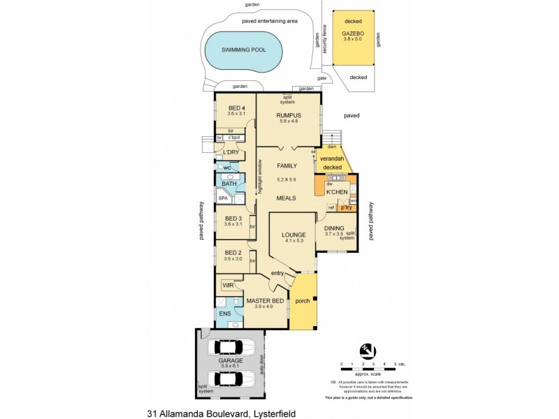 31 Allamanda Boulevard, Lysterfield VIC 3156 Floorplan