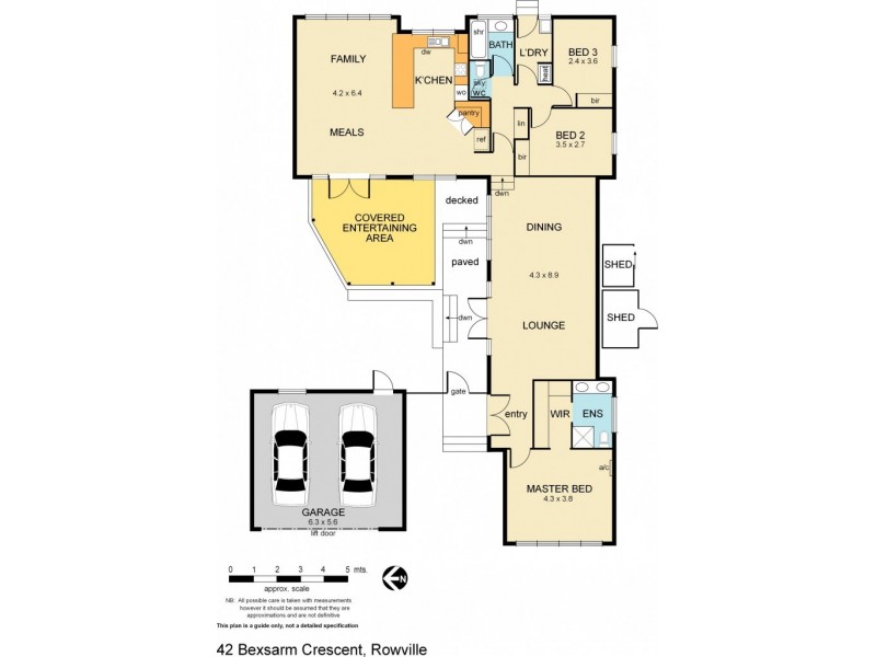 42 Bexsarm Crescent, Rowville VIC 3178 Floorplan