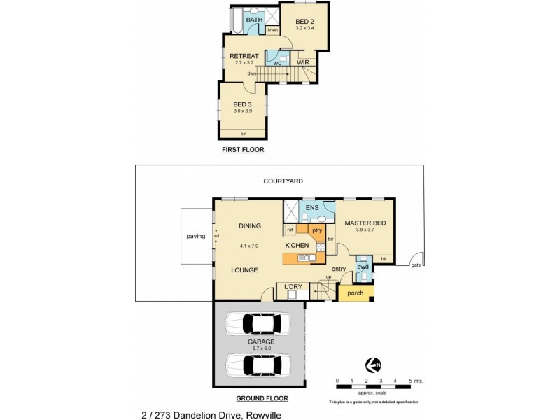 2/273 Dandelion Drive, Rowville VIC 3178 Floorplan