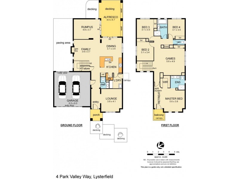 4 Park Valley Way, Lysterfield VIC 3156 Floorplan