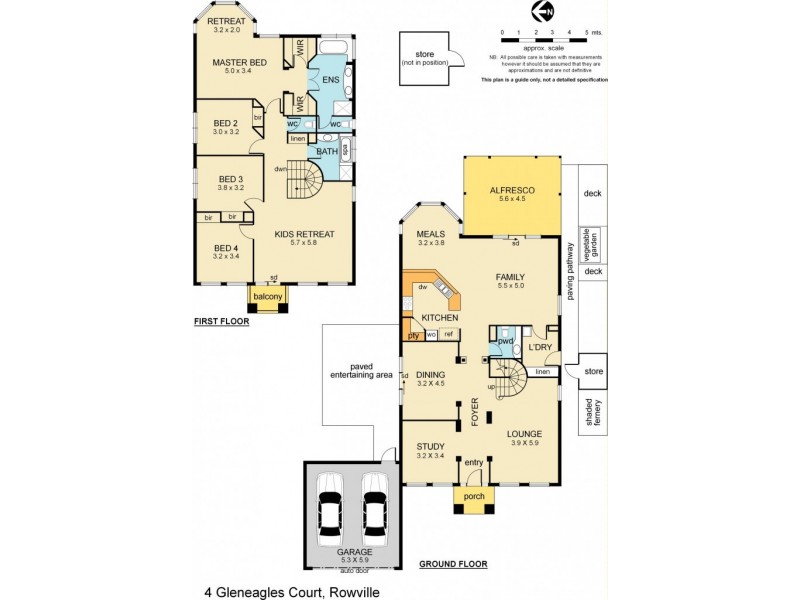 4 Gleneagles Court, Rowville VIC 3178 Floorplan